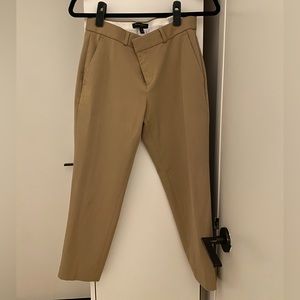 Wool cropped pants